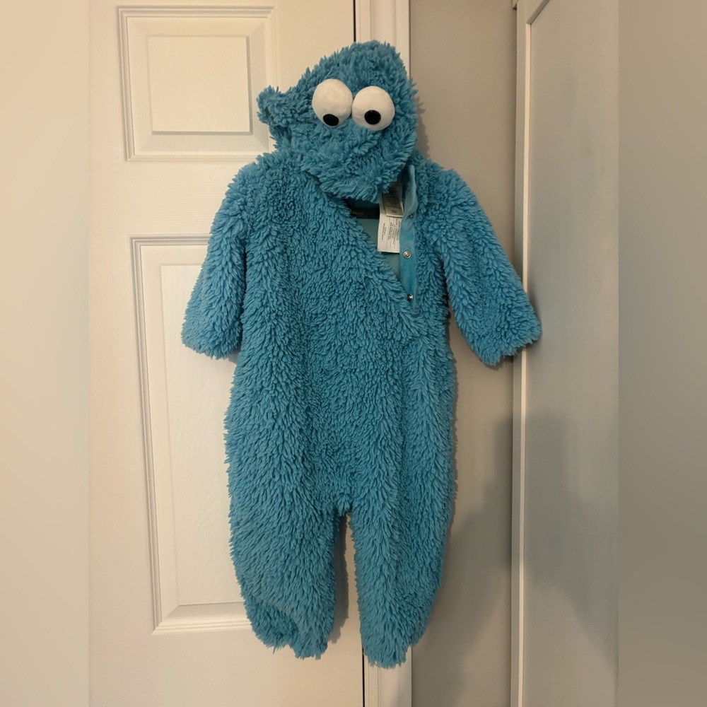 Pottery Barn Cookie Monster Halloween costume 12-24 months